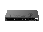 Коммутатор Ruijie Reyee RG-ES210GS-P, 8×1 Гбит/с PoE + 2×1 Гбит/с SFP, управляемый