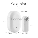 Датчик открытия дверей и окон MOES Door&Window Sensor ZSS-X-GWM-C, Zigbee, CR2032