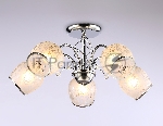 Светильник Ambrella light TR3188/5 CH/CL/FR хром/прозрачный/белый матовый E27/5 max 40W D600*285