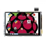 Монитор Waveshare 3.5 inch resistive touchscreen LCD screen (IPS), питание по USB, для Raspberry Pi 3 RA332