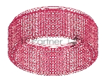Насадка для корпуса светильника N8486 PI розовый D85*H35mm Out30mm GX53
