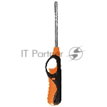 Ecos Зажигалка газовая BBQ ECOS 88С-O, с газом, с защитой от ветра, оранжевая с черным