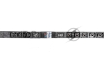 Блок силовых розеток Rem Rem-32, IEC 60320 С13 х 10, IEC 60320 С19 х 5, вход колодка, 19", 1436х45х45 мм (ВхШхГ), 32А, автомат + амперметр, чёрный, 2 