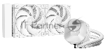Система водяного охлаждения Deepcool LE240 V2 Pure Soc-AM5/AM4/1200/1700/1851 белый 4-pin 28.2-31.6dB Al 220W 1266gr Ret (R-LE240PURE-WHLNMD-G-1)