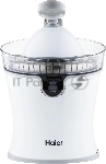 Соковыжималка Haier HJ-700 белый, цитрусовая, 100 Вт, 700 мл, механическое