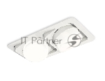 Комплект встраиваемого поворотного светильника Ambrella light XC7663083 SWH/FR/CL белый песок/белый матовый/прозрачный MR16 GU5.3 (C7663, N7160)