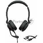 Гарнитура Jabra Evolve2 30 SE MS Stereo чёрный, проводная