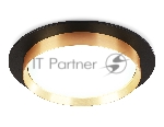 Светильник встраиваемый TU5020 BK/GD черный/золото IP20 GX70 D150*45