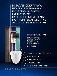 Комплект BAU 6 в 1: рамная инсталляция BAU NEO 45, унитаз подвесной безободковый вихревой со скрытым сливом Bau Dream Hurricane3, сиденье дюропласт микролифт, кнопка смыва BAU Stil , черная матовая