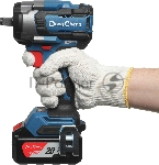 Гайковерт DongCheng DCPB598 аккум. патрон:квад.1/2" (кейс в комплекте) (DCPB598(TYPE EM)), вид 3