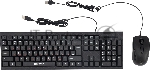 Клавиатура + мышь Oklick 630M клав:черный мышь:черный USB