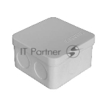 Коробка распр. ОП 75х75х45 7 выходов без гермовводов IP54 крышка защелкивающаяся сер. Epplast 225332