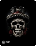 Коврик для мыши Cactus Scull 250x200x3мм (CS-MP-D05S)