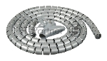 Кабельный органайзер Buro BHP CG155S Spiral Hose 15x1500mm Silver