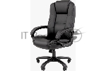 Кресло Chairman 600 черный, экокожа, 120 кг
