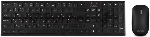 Комплект беспроводной SVEN ножничная клавиатура + мышь KB-C2550W черный (109 кл.,12Fn, 1000DPI, 2+1 кл.)