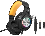 Гарнитура MARVO HG9084 Pulz 80 чёрный, проводная, USB, подсветка