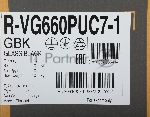 Холодильник Hitachi R-VG660PUC7-1 GBK черный стекло двухкамерный 405/145л морозилка сверху No Frost, вид 17