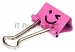 Зажимы Deli 8487 smile 19 мм ассорти (упаковка: 40 шт) пластиковая туба, вид 4