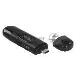 Кард-ридер Netac WK14/черный/SD/SDHC/SDXC/microSD/microSDHC/microSDXC/USB 3.0/USB Type-C/пластик