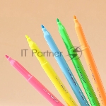 Фломастеры Deli EC177-10 Colorwow круг. пулевидный пиш. наконечник Невентилируемый 10цв. коробка с европодвесом (10шт.), вид 2