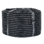 Труба гофрированная FRHF d16мм с протяжкой черн. (уп.100м) Plast PROxima EKF FRHF-16