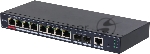 Коммутатор Dahua DH-SG4010P-2F, 8×1 Гбит/с + 2×1 Гбит/с SFP, управляемый