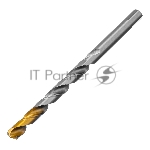 Сверло спиральное по металлу 12 x 205 мм, Р6М5, Golden Tip, удлиненное Denzel