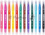 Фломастеры Deli EC151-12 Color Emotion 12 цветов, пластиковая коробка (12шт), вид 9