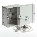 Коробка ОП Тусо распаячная 98х98х60мм сер. IP65 Рувинил 67048
