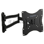 Кронштейн для телевизора Kromax TECHNO-3 серый 15"-40" макс.20кг настенный поворотно-выдвижной и наклонный