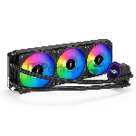 Система жидкостного охлаждения ExeGate BlackWater-360.PWM.RGb черный, 120 мм, алюминий/медь, 2000 об/мин, 37 дБ, 4 pin, 280 Вт