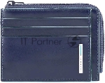 Чехол для кредитных карт Piquadro Blue Square PP4822B2R/BLU2. натур.кожа, синий