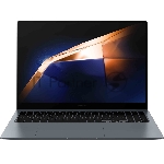 Ноутбук Samsung Galaxy Book4 Pro 16"(2880x1800 AMOLED)/Touch/Intel Core Ultra 5 125H(1.2Ghz)/16384Mb/512PCISSDGb/noDVD/Int:Intel Arc graphics/Cam/BT/WiFi/76WHr/war 1y/1.56kg/Moonstone Gray/Win11Home + Eng kbd 3 pin