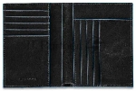 Кошелек мужской Piquadro Blue Square PU1393B2/N, натур.кожа, черный