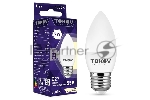Лампа светодиодная TOKOV ELECTRIC 7Вт С37 3000К Е27 176-264В