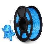 Филамент NVPrint Silk PLA+ Blue для 3D печати диаметр 1.75мм длина 330 метров масса 1 кг