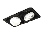 Комплект встраиваемого светильника Ambrella light XC7664020 SBK/SWH черный песок/белый песок MR16 GU5.3 (C7664, N7030)