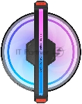 Вентилятор для корпуса ALSEYE Φ12(DM12)-B (Clear Frame) AS.04.10.0003