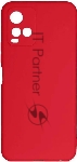 Чехол (клип-кейс) DF vCase-06 для Vivo Y21/Y33s красный