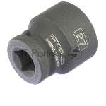 Головка ударная шестигранная Stels 27 мм, 1/2", CrMo