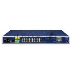 Индустриальный управляемый коммутатор IGS-5225-16T4S IP30 19" Rack Mountable Industrial L2+/L4 Managed Ethernet Switch, 16*1000T + 4*100/1000X SFP (-40 - 75 C, AC + 2 DC, DIDO, ERPS Ring, 1588)