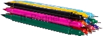 Фломастеры Deli EC151-12 Color Emotion 12 цветов, пластиковая коробка (12шт), вид 7