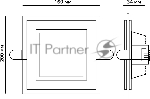 Светильник Glass кв 18W 1390lm 3000K 220-240V IP20 монт Ø155х155 200x200x30 с дек стек LED