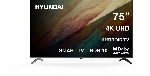 Телевизор  Hyundai 75" H-LED75BU7009 черный LED UHD 60Hz Smart