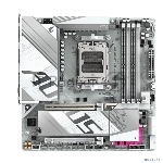 Материнская плата Gigabyte B850M AORUS ELITE WIFI6E ICE, AM5, AMD B850, 4xDDR5, 4xSATA, 2xM.2, 1xPCIe 5.0 x16, 1xPCIe 3.0 x4, 1xDP, 1xHDMI, 1x2.5Gb LAN, Wi-Fi 6E, Bluetooth 5.3, 2xUSB-A 10Gbps (Gen2), 5xUSB-A 5Gbps, 4xUSB-A 2.0, 1xUSB-C 10Gbps (Gen2), 2x3.5 мм, 7.1, mATX