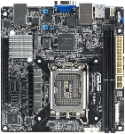 Материнская плата серверная ASUS P13R-I, LGA1700, Intel C262, 2xDDR5 (ECC), 6xSATA, 1xM.2, 1xPCIe 5.0 x16, 1xVGA, 3x1Gb LAN, 2xUSB-A 5Gbps, 2xUSB-A 10Gbps, mITX