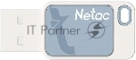 Флешка USB Netac UA31 (NT03UA31N-032G-20BL), 32Gb, USB 2.0, R/W 110/45, синий/белый