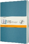 Блокнот Moleskine CAHIER JOURNAL CH023B44 XLarge 190х250 мм, обложка картон, 120 страниц, нелинованный, голубой (3 шт)