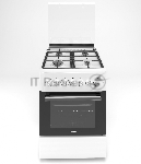 Комбинированная плита REEX RPH-60 K WH 4 Газовые конфорки Электрическая духовка